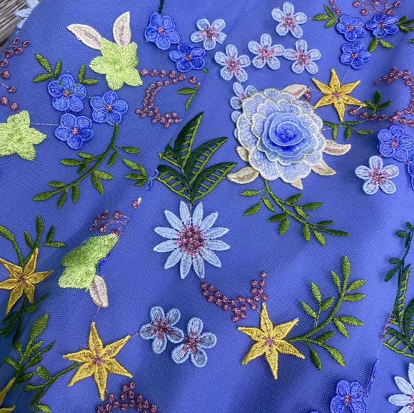 Dress The Population Allona Embroidered Cocktail Dress - Picture 5 of 6